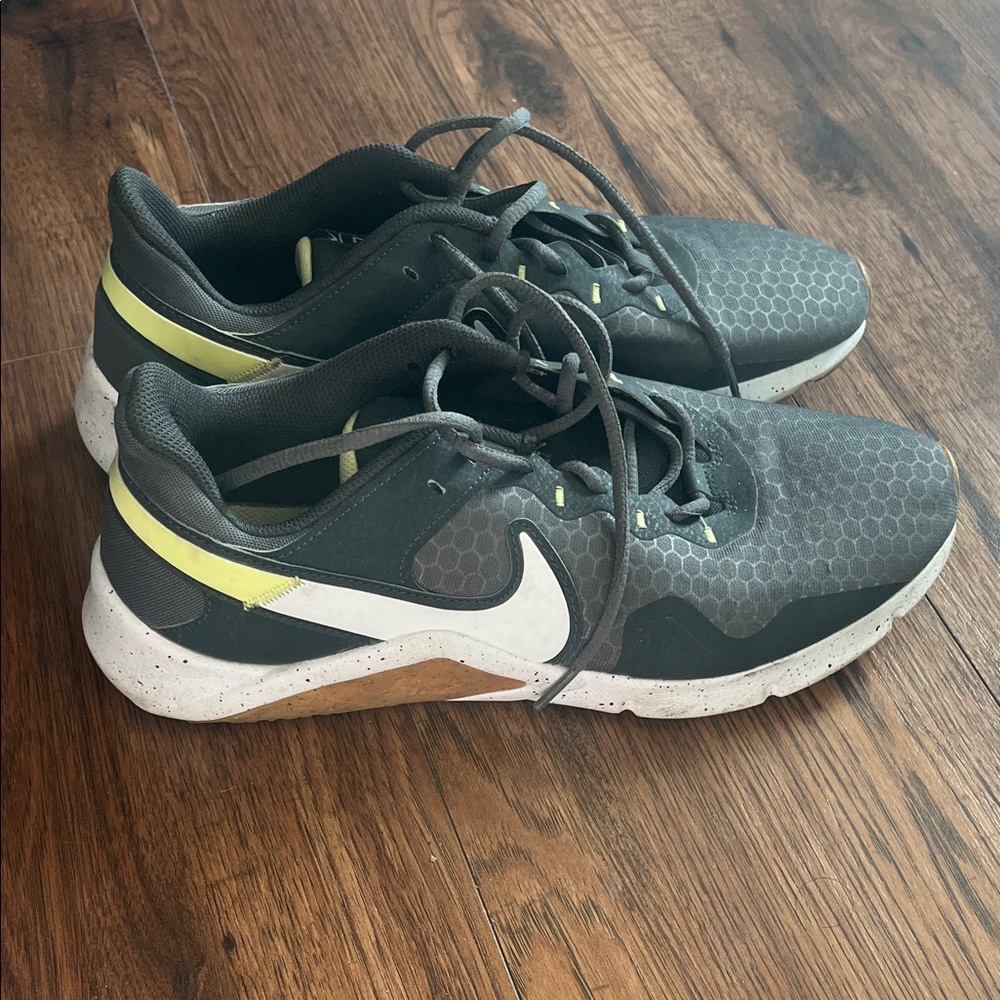 Nike Legend Essential 2 Iron Grey White Lime Green